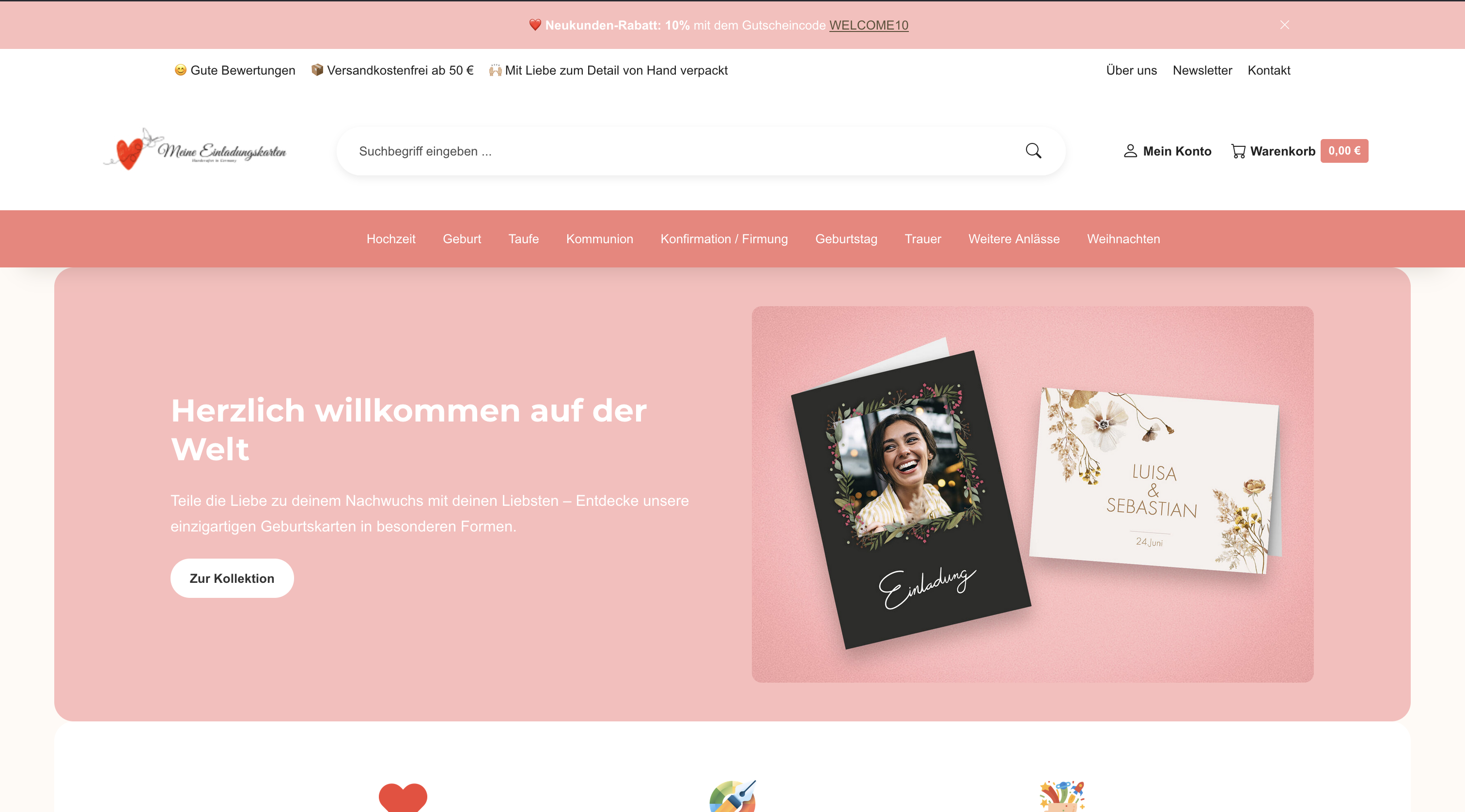 Meine Einladungskarten project